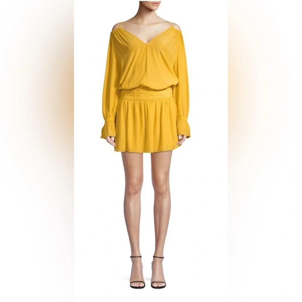 RAMY BROOK
Evan Off-The-Shoulder Blouson Dress